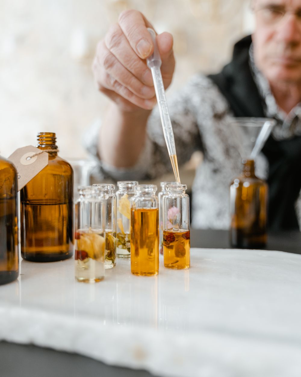 Blending a bespoke fragrance
